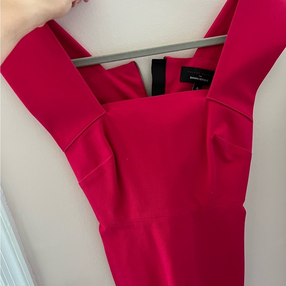 Banana Republic x Roland Mouret Red Cocktail Dress - Picture 2 of 5